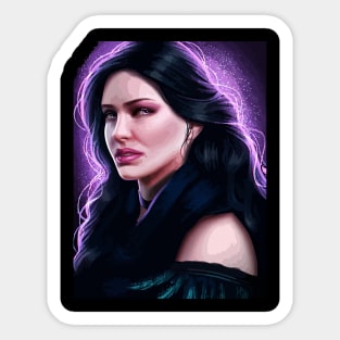 yennefer desing Sticker